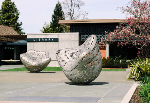 Brilliance | Public Sculptures by Joseph O'Connell | Palo Alto Art Center in Palo Alto