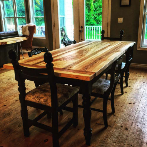 Rustic Ash Harvest Table | Tables by Timber By Tucker Rustic Design