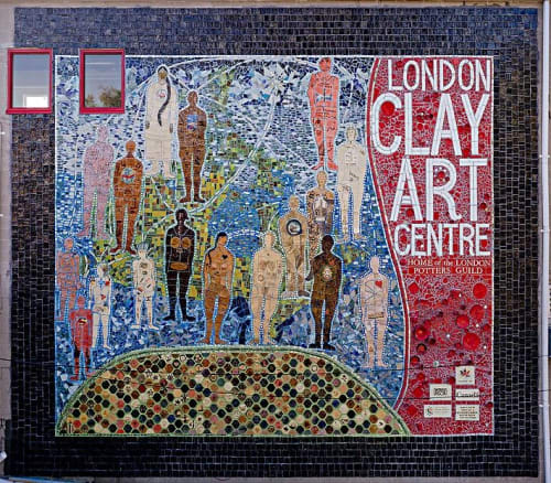 Canada 150 Mosaic | Public Mosaics by Susan Day Ceramics | London Clay Art Centre in London
