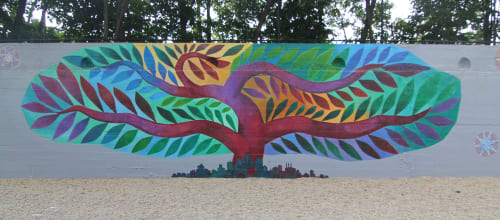 Tree of Life | Murals by Alex Cook | MetroMark Apartments in Boston