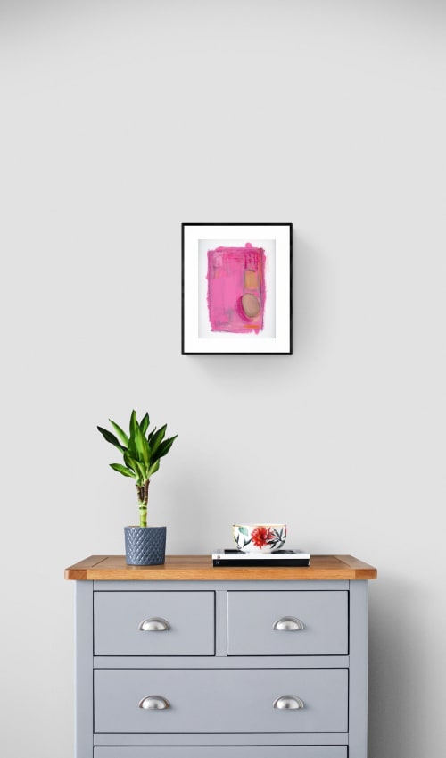 Play Drawing #3 — Contemporary Abstract Oil on Paper (14×11 | Paintings by Vincent Salvati – Contemporary Abstract Painter | NJ`