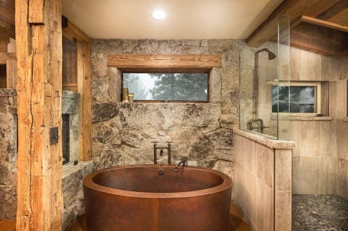 Tiles | Tiles by Island Stone | Private Residence, Tahoe City in Tahoe City