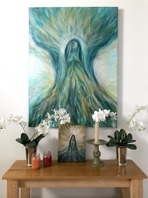 Divine Mother Spirit Tree Variation | Paintings by Michelle Pier