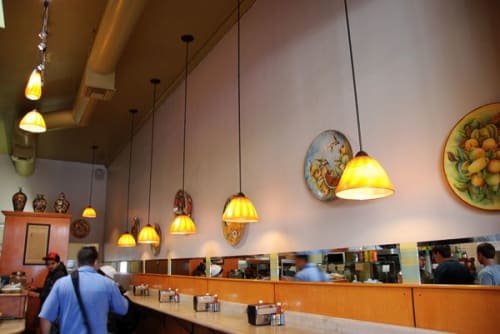 Amber Pendants | Pendants by Rick Strini. STRINI ART GLASS | Andalé in Los Gatos