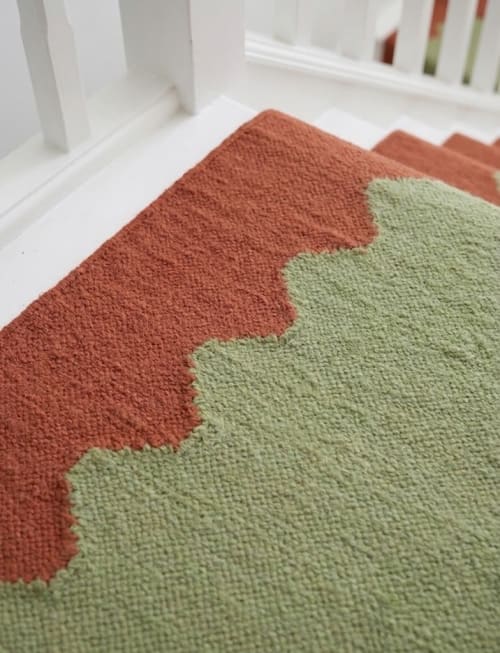Handwoven Woolen Runner Rug | Rugs by Evergreen C