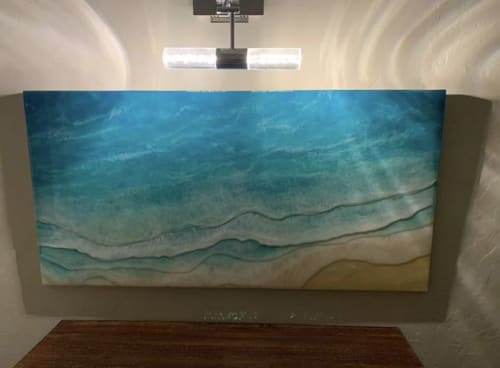 Soothing Coastal Dreams | Paintings by Michele Donohue Art | Pharmasave on Centre in Airdrie