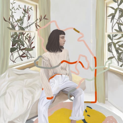 Ines and the Lapso Worms | Oil And Acrylic Painting in Paintings by Koko Che Jota