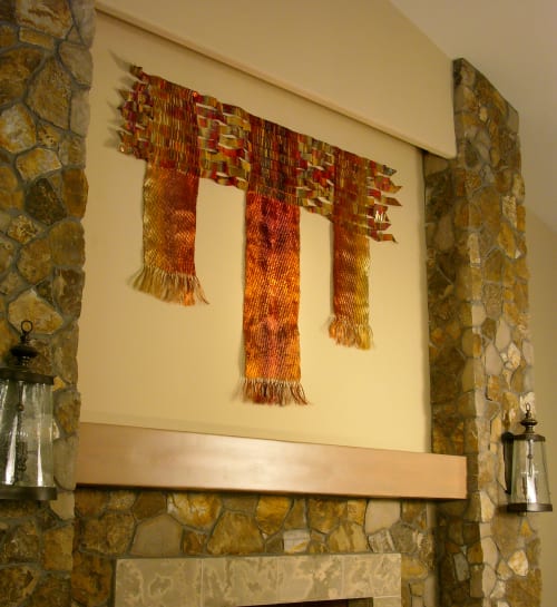 Copper Shadows | Wall Hangings by Metallic Strands | Pauma Valley Country Club in Pauma Valley