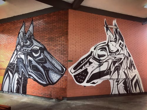 xoloitzcuintli | Street Murals by fatspatrol
