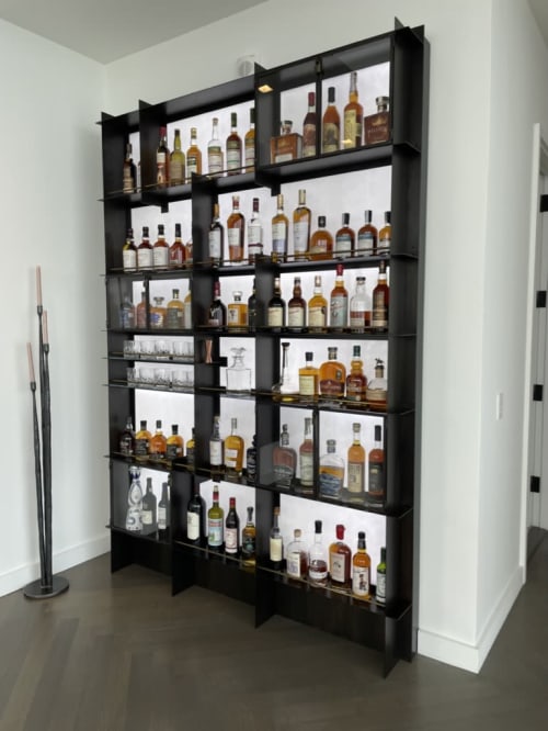 Custom Whiskey Shelving / Cabinet Unit | Storage by Joe C