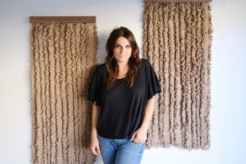 Fringed fiber wall hanging | Macrame Wall Hanging in Wall Hangings by Ama Fiber Art