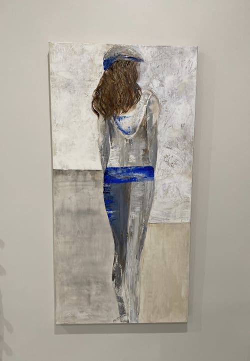 Lady in Blue | Paintings by Marilyn Landers