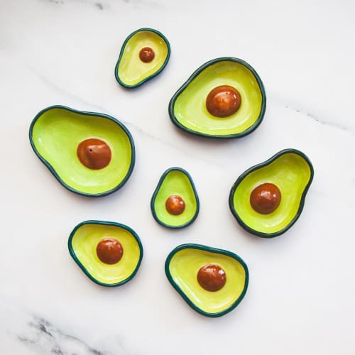 Avocado Ring Dishes | Decorative Objects by Melike Carr