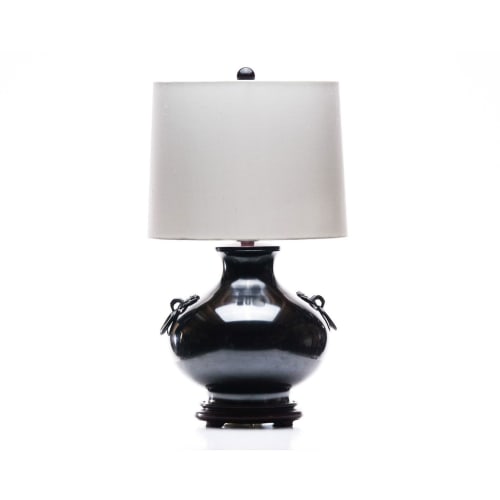 Ayako Brass Lamp Meditation with Rings | Table Lamp in Lamps by Lawrence & Scott | Lawrence & Scott in Seattle