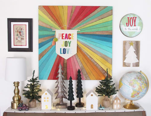 Joy To The World | Wall Hangings by Megan Ballarini Sweet Lilly Doodles