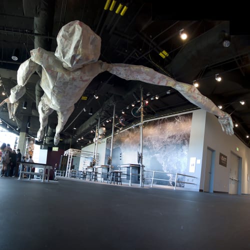 Paper Person | Art & Wall Decor by Kim Abeles | California Science Center in Los Angeles