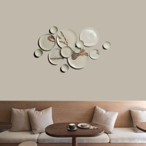 Boya Val Wall Art 2 | Wall Sculpture in Wall Hangings by Boya Porcelain