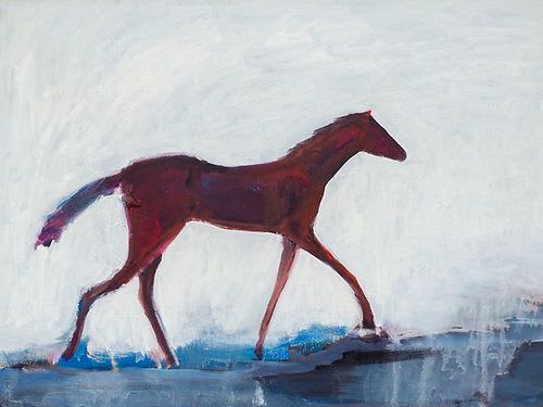 A Spectacular Running Colt | Oil And Acrylic Painting in Paintings by KIRSTEN KAINZ