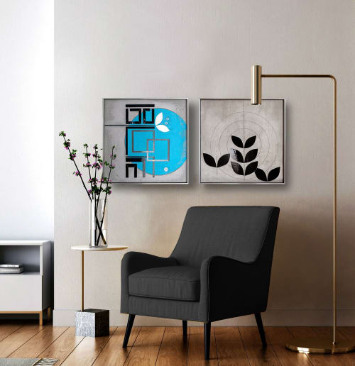 ENCODE 3.22 Bloom | Mixed Media by Heather Hancock