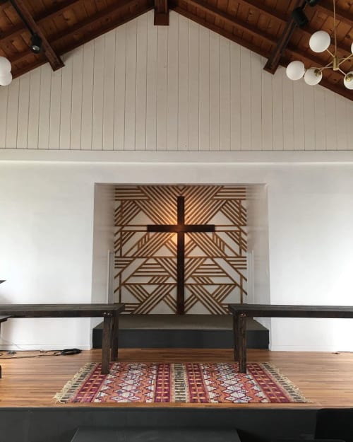 Altar Wood Wall Hanging by Amanda Whitworth seen at Light Church