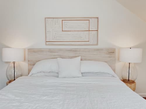 Tonal White Lines 2x4 | Decorative Objects by Aleksandra Zee