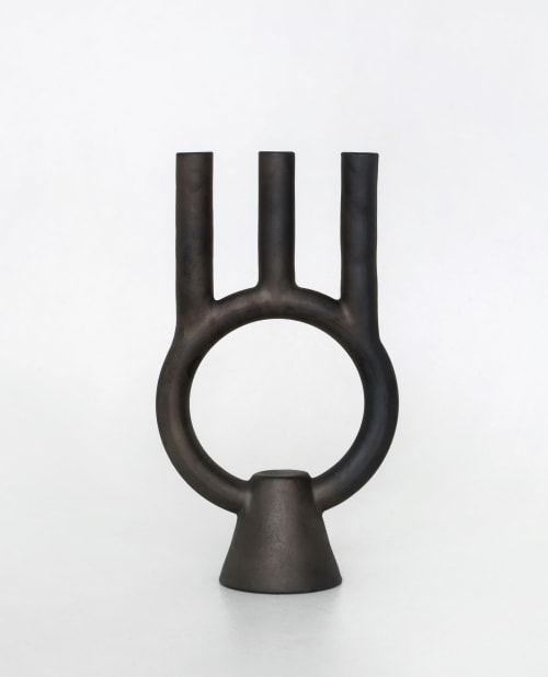 Candlestick Guculia. Shadows. Trinity | Candle Holder in Decorative Objects by Creating Comfort Lab