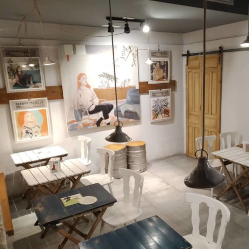 Paintings | Oil And Acrylic Painting in Paintings by Koko Che Jota | Pitacasso Bistro in Sevilla