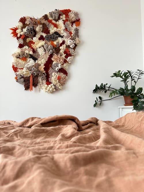 Unique wall hanging coral reef | Tapestry in Wall Hangings by Awesome Knots