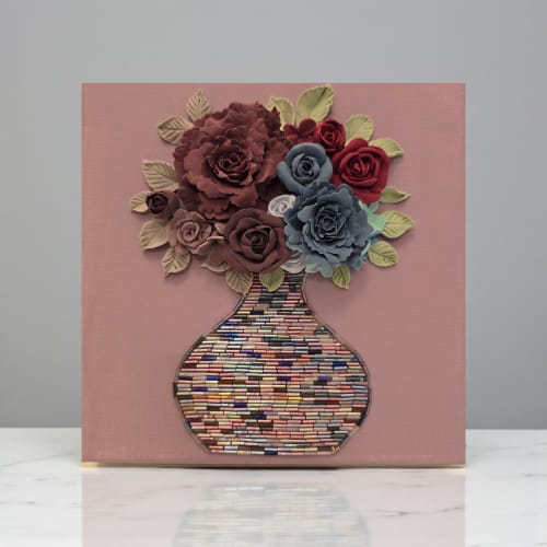 Lasting Whisper | Mixed Media in Paintings by Mahreen Ahmad