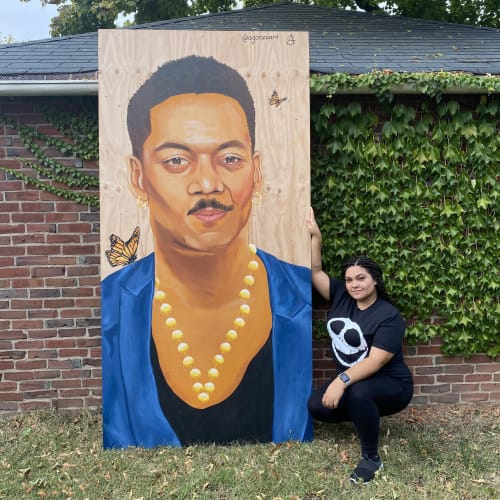 Trinity Rep Theater “Joe tribute” | Paintings by AGONZA | Trinity Repertory Company in Providence