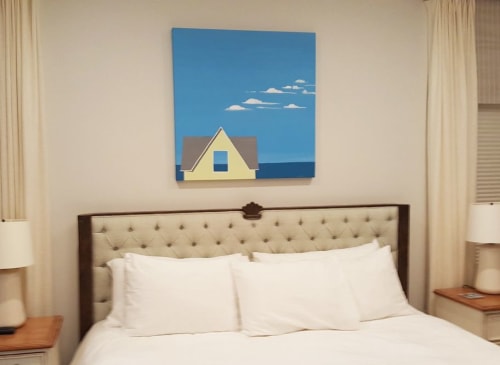 Blue Horizon - Original | Oil And Acrylic Painting in Paintings by Paul Pedulla