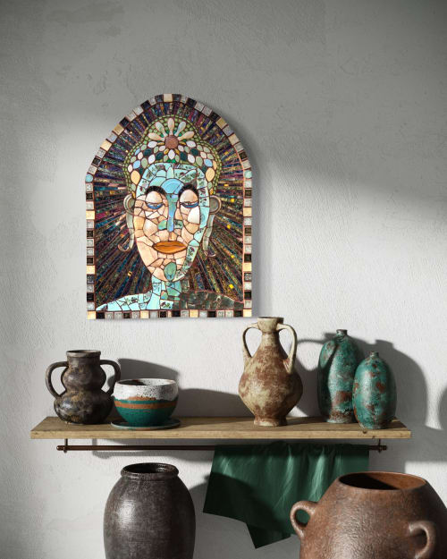 Tara Buddha | Wall Sculpture in Wall Hangings by Gila Mosaics Studio