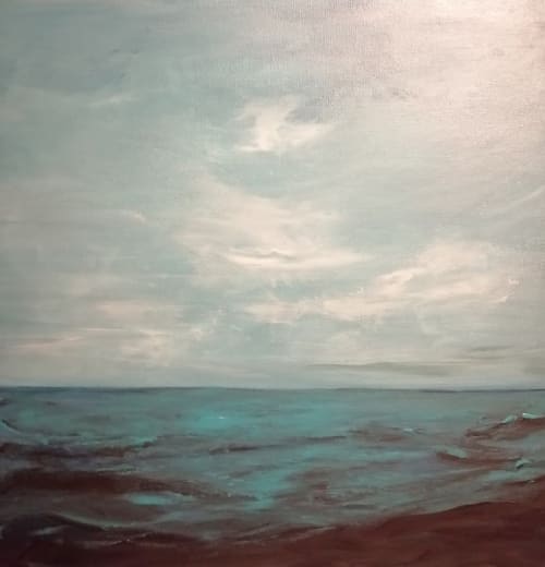 Ailleurs... | Oil And Acrylic Painting in Paintings by art-by-khadija