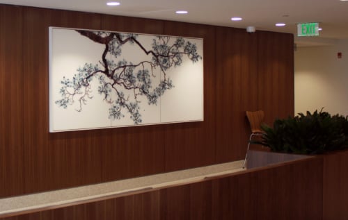 Swooping Down, 2014 | Paintings by Jackie Battenfield | White Plains Hospital in White Plains