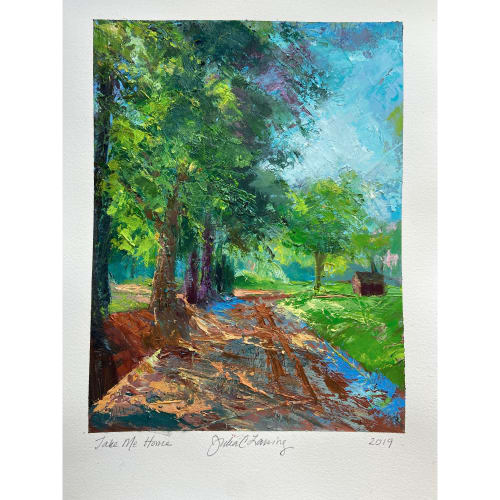 Take Me Home | Oil And Acrylic Painting in Paintings by Julia Lawing Fine Art