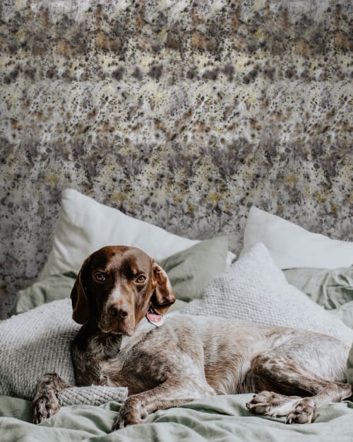 Catalina Wallpaper in Black | Wall Treatments by Eso Studio Wallpaper & Textiles