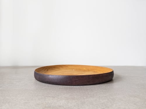 F-Plate Wooden - Koyu Kestane | Dinnerware by Foia