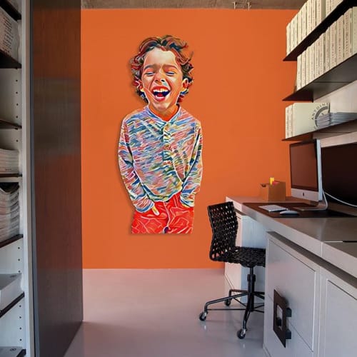 Portrait of a Happy Child | Murals by Zuzugraphics / Diego-t | Antoine Proulx, LLC in Phoenix