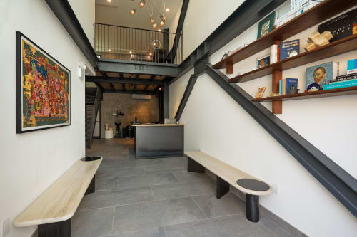 Atelier Eva Design/Build by CAUV Design | Wall Treatments by Joe Cauvel of Cauv Design | Atelier Eva in Brooklyn