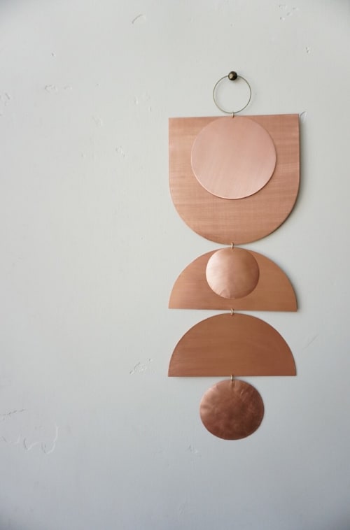 Copper Wall Hanging by Electric Sun Creatives by Sarah Perez Wescover