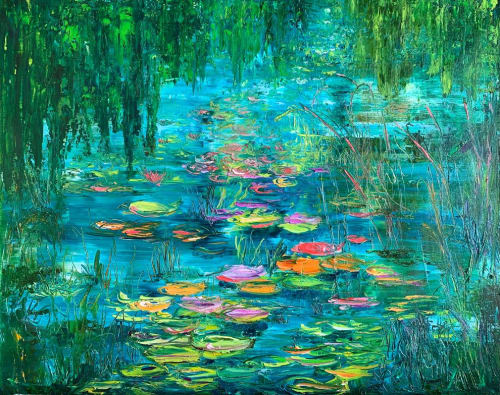 Mirror of Time | Oil And Acrylic Painting in Paintings by Checa Art