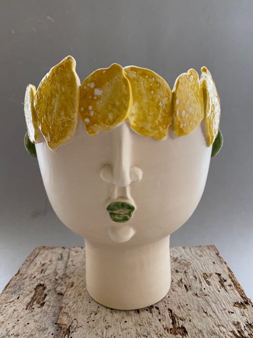 Filomena seller of lemons | Vase in Vases & Vessels by Patrizia Italiano
