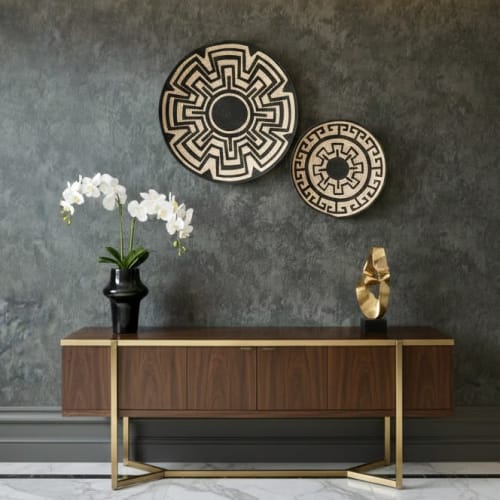Natural Baskets for Boho Wall Decor, Woven wall baskets | Decorative Plate in Decorative Objects by Sarmal Design