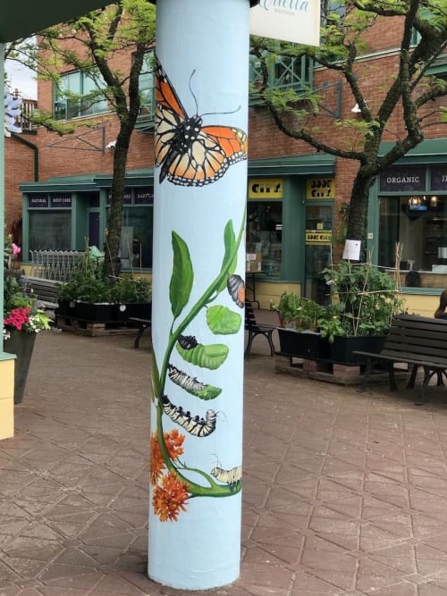 Life Cycle of the Monarch Butterfly | Murals by Murals By Marg | Carrot Common in Toronto