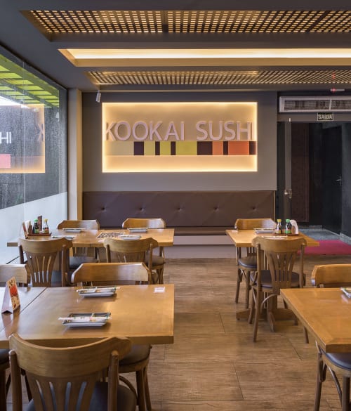 Kookai Sushi Mooca, Restaurants, Interior Design