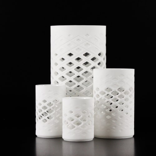 Modern Vase "FIRE" made of Bio Plastic, Germany | Vases & Vessels by Studio Plönzke