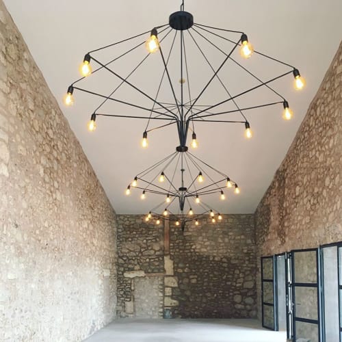 Contemporary Chandelier | Chandeliers by 2MONOS STUDIO | Finca Tagamanent in Sant Joan