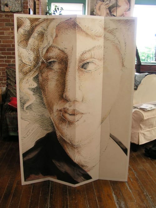 Head of a Woman | Paintings by Mark Steele