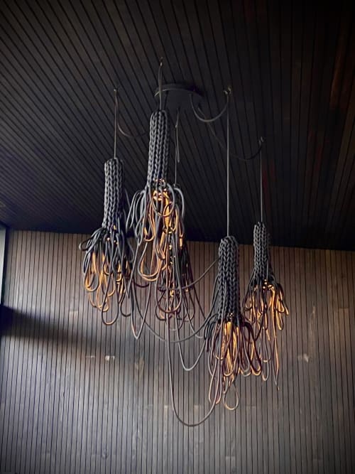String Theory | Chandeliers by JAN FLOOK | Crown Towers Melbourne in Southbank