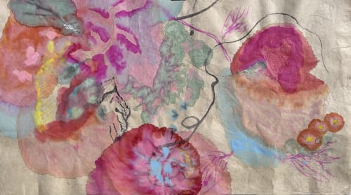 Forever True Delicate Painting on Rare Paper | Watercolor Painting in Paintings by Wyanne